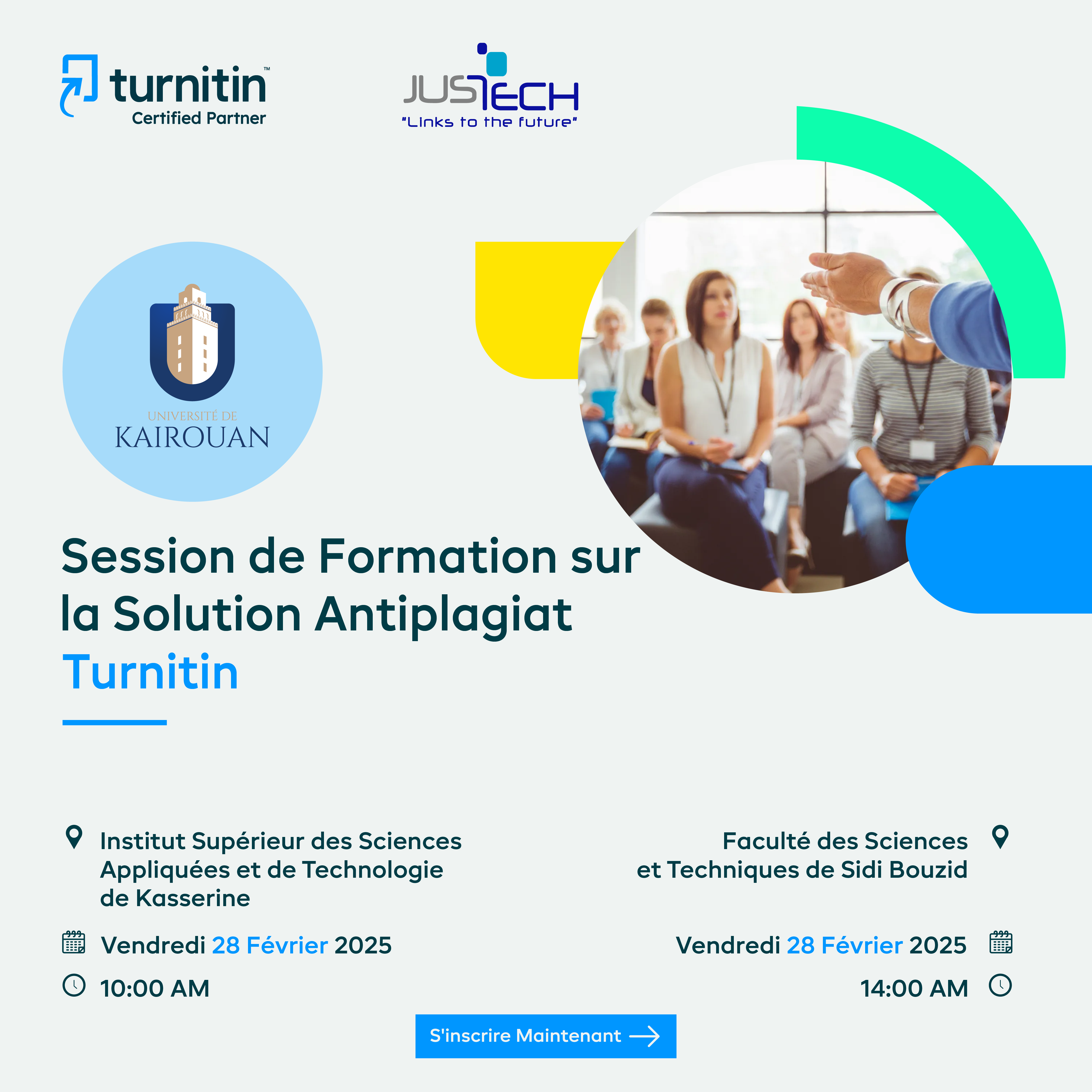 Session de Formation Turnitin ISSAT KASSERINE & FST SIDI BOUZID